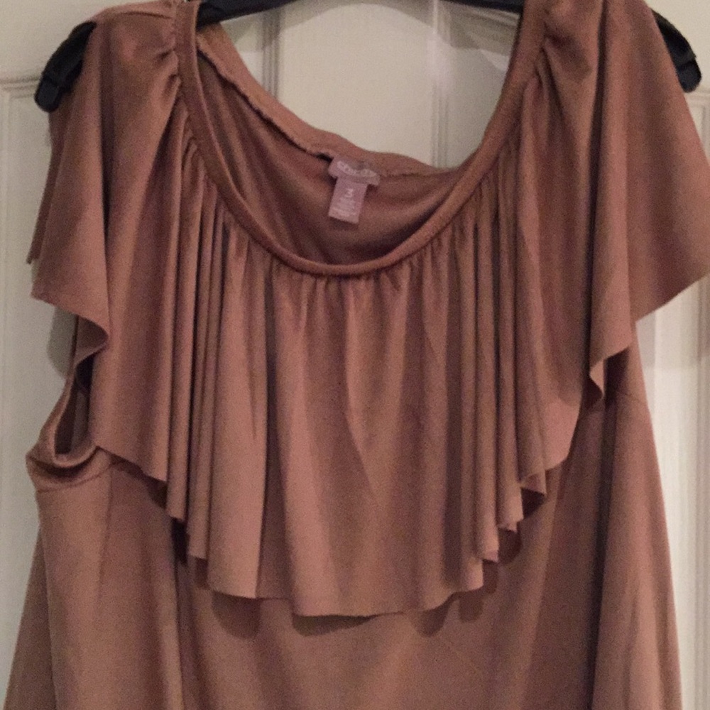 Chico’s Faux Suede Sleeveless Top - Picture 2 of 8